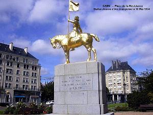 2012 05 10 Caen - Place de la Resistance et Statue Jeanne d' Arc